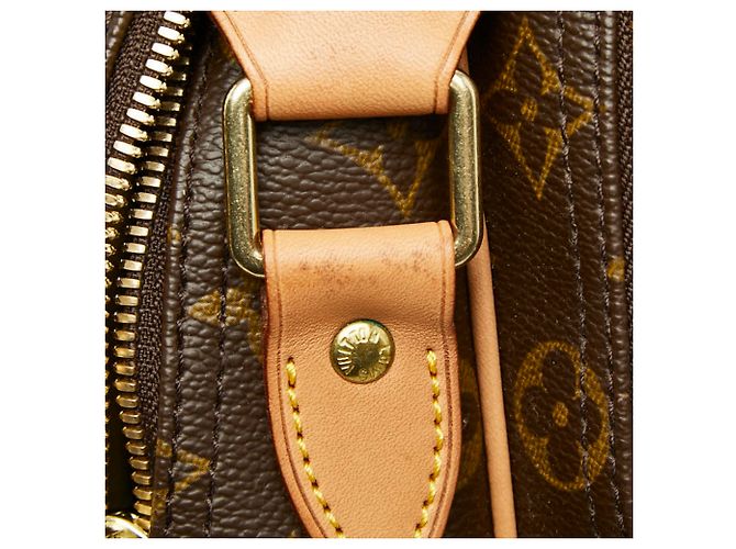 Borsa a tracolla Louis Vuitton Monogram Reporter GM Marrone - vista 10
