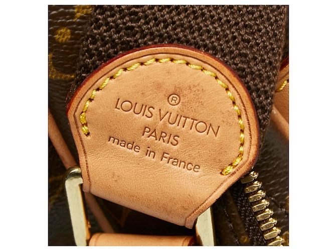 Borsa a tracolla Louis Vuitton Monogram Reporter GM Marrone - vista 13