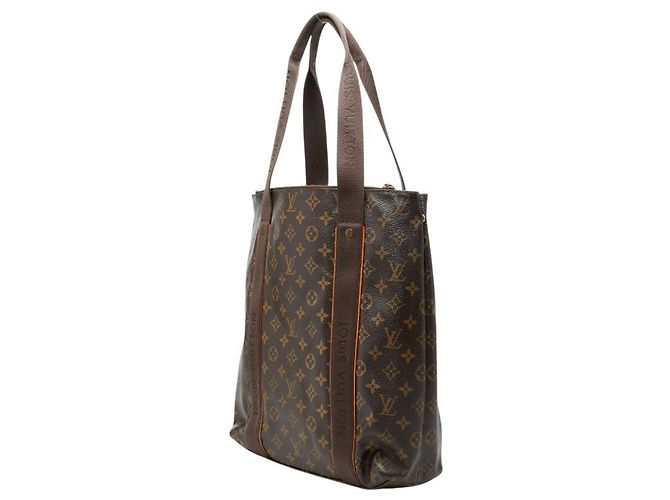 Borsa Tote Louis Vuitton Monogram Cabas Bobour Marrone - vista 2