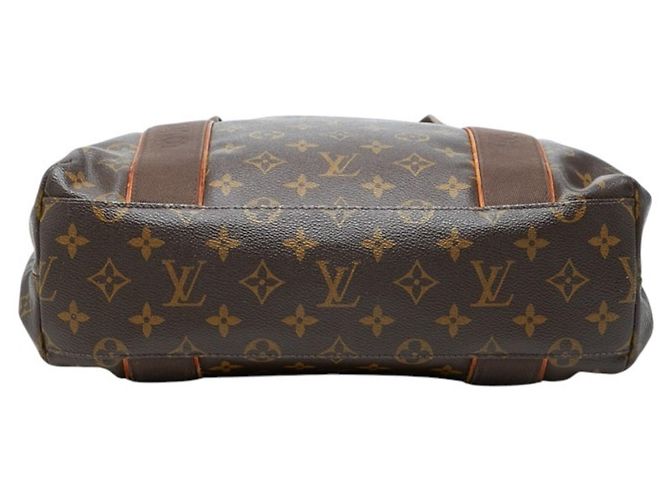 Borsa Tote Louis Vuitton Monogram Cabas Bobour Marrone - vista 3