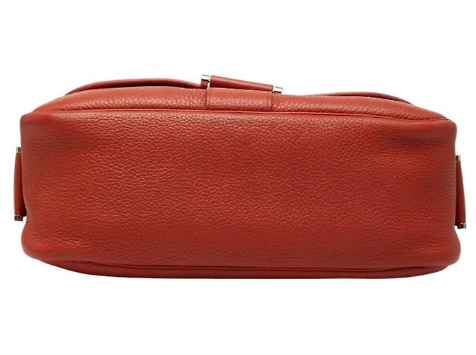 Hermès Borsa a tracolla Hermes Bour Lang Crossbody Rosa Arancione - vista 3