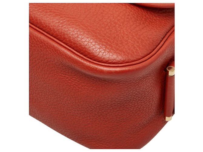 Hermès Borsa a tracolla Hermes Bour Lang Crossbody Rosa Arancione - vista 4