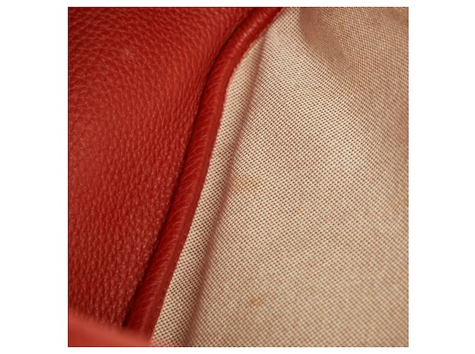 Hermès Borsa a tracolla Hermes Bour Lang Crossbody Rosa Arancione - vista 8