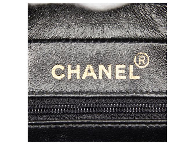 Borsa a tracolla Chanel Matelassé Coco Mark Crossbody Chain Nero - vista 10