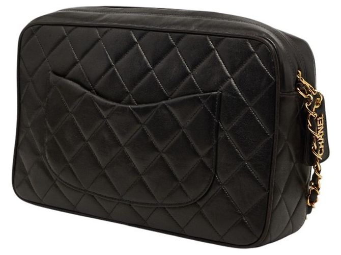 Borsa a tracolla Chanel Matelassé Coco Mark Crossbody Chain Nero - vista 2