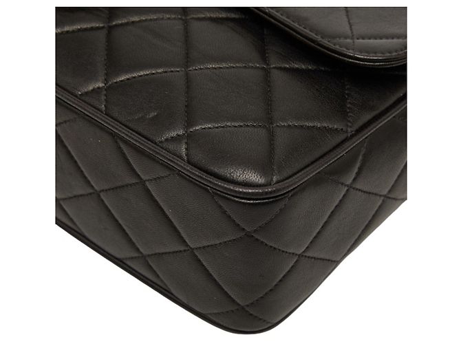 Borsa a tracolla Chanel Matelassé Coco Mark Crossbody Chain Nero - vista 4