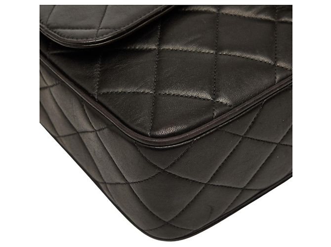 Borsa a tracolla Chanel Matelassé Coco Mark Crossbody Chain Nero - vista 5