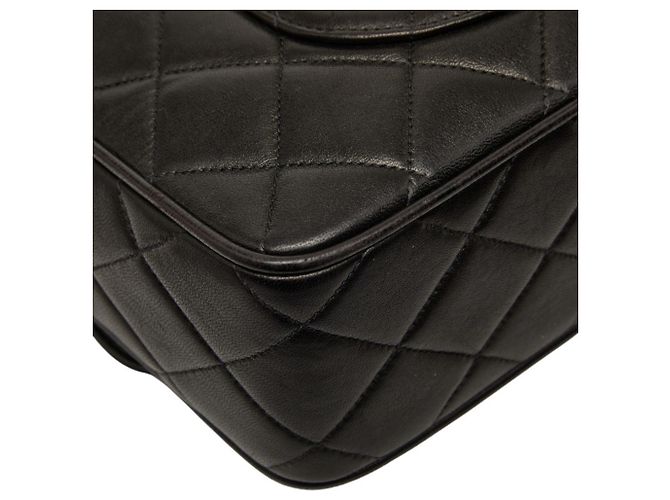 Borsa a tracolla Chanel Matelassé Coco Mark Crossbody Chain Nero - vista 7