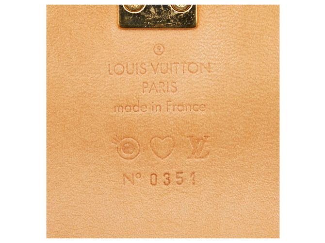 Louis Vuitton I Love Monogram Takashi Murakami Pochette Miss You Shoulder Bag Bianco - vista 11