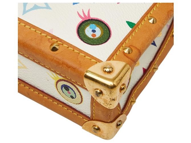 Louis Vuitton I Love Monogram Takashi Murakami Pochette Miss You Shoulder Bag Bianco - vista 4