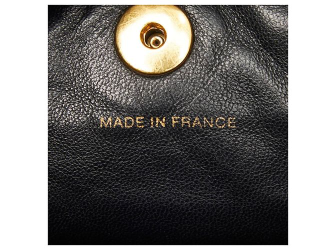 Chanel Matelassé Coco Mark Chain Rucksack Schwarz - Ansicht 14