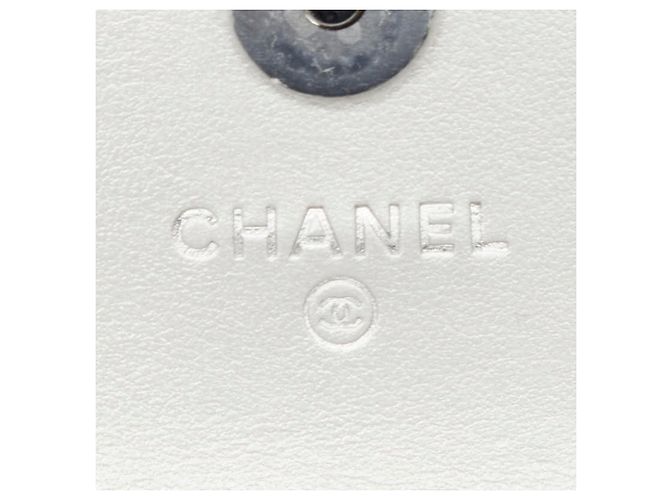 Bolso de Hombro Pouch Chanel Mini Matelassé Coco Mark Chain Plata - vista 9
