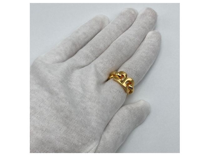 Balenciaga B Chain Ring Golden - Ansicht 10
