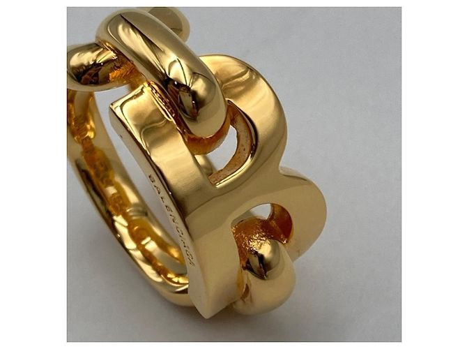Balenciaga B Chain Ring Golden - Ansicht 4