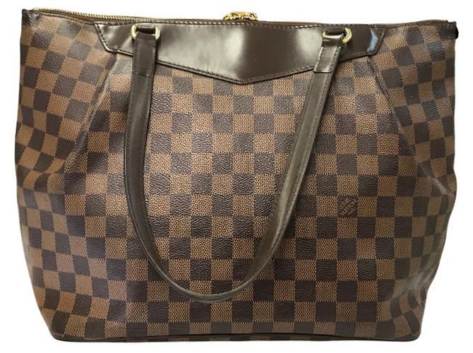 Borsa Tote Louis Vuitton Damier Westminster PM Marrone Damier ebene - vista 3