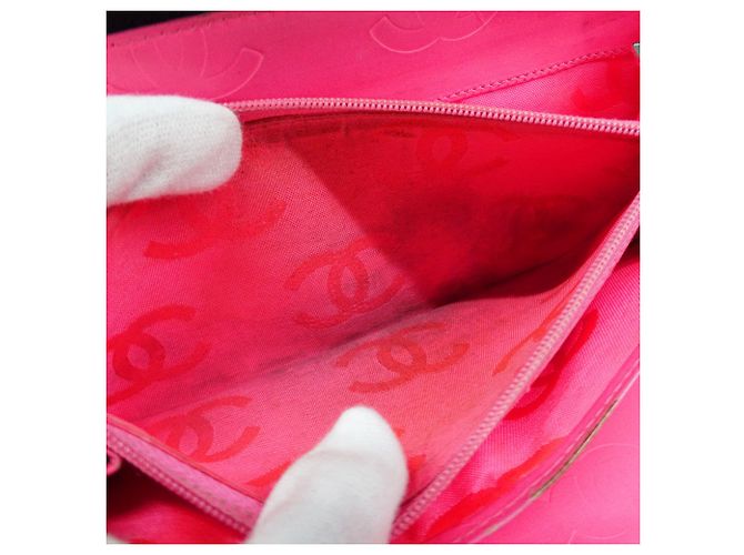 Chanel Cambon Long Wallet aus schwarzem Lammleder - Ansicht 6