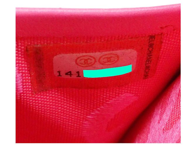 Chanel Cambon Long Wallet aus schwarzem Lammleder - Ansicht 7