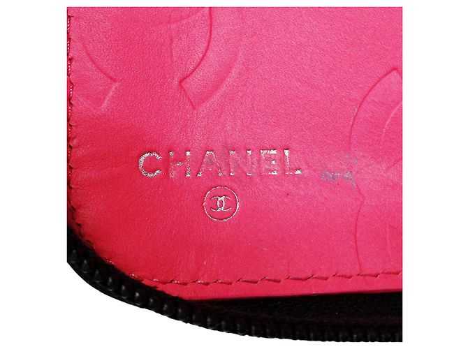 Chanel Cambon Long Wallet aus schwarzem Lammleder - Ansicht 8