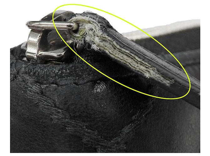 Cartera de cuero con doble pliegue Chanel Negro - vista 14
