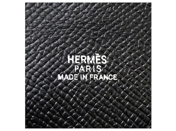 Tarjetero de piel Epsom Hermès Negro - vista 5