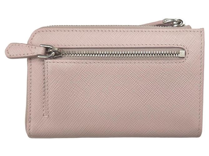 Prada Saffiano Leder Münzbeutel Pink - Ansicht 2
