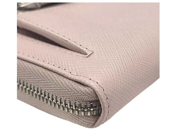 Prada Saffiano Leder Münzbeutel Pink - Ansicht 7
