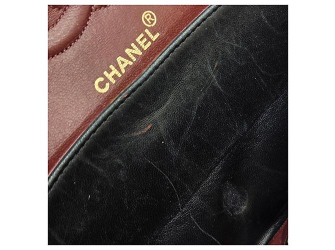 Borsa a tracolla Chanel A01112 Matelassé in pelle di agnello nera Nero - vista 15