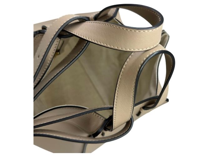 Borsa a tracolla in pelle Loewe Hammock Small Grigio - vista 8