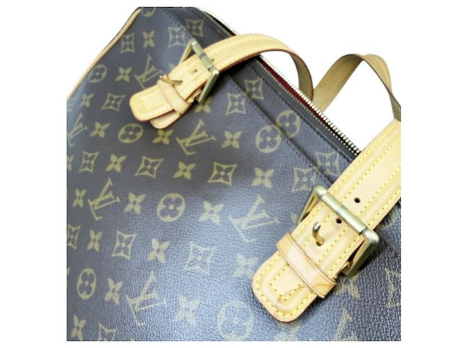 Borsa a tracolla tote Louis Vuitton Monogram Marrone - vista 10