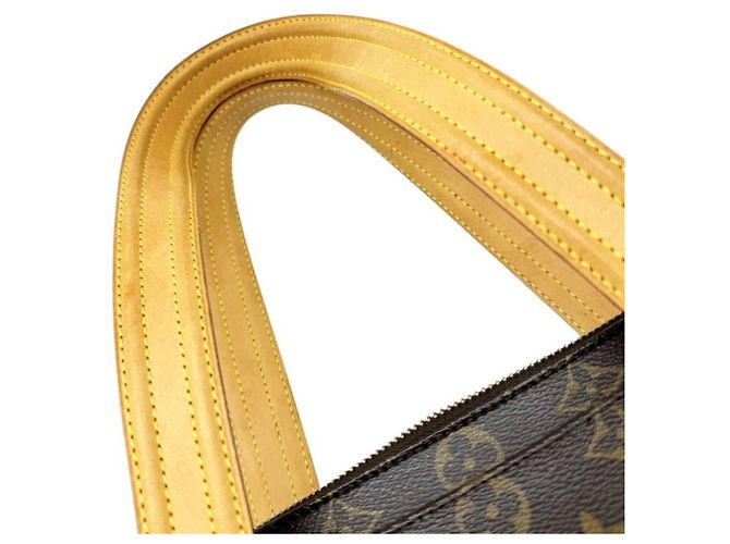Borsa a tracolla tote Louis Vuitton Monogram Marrone - vista 14