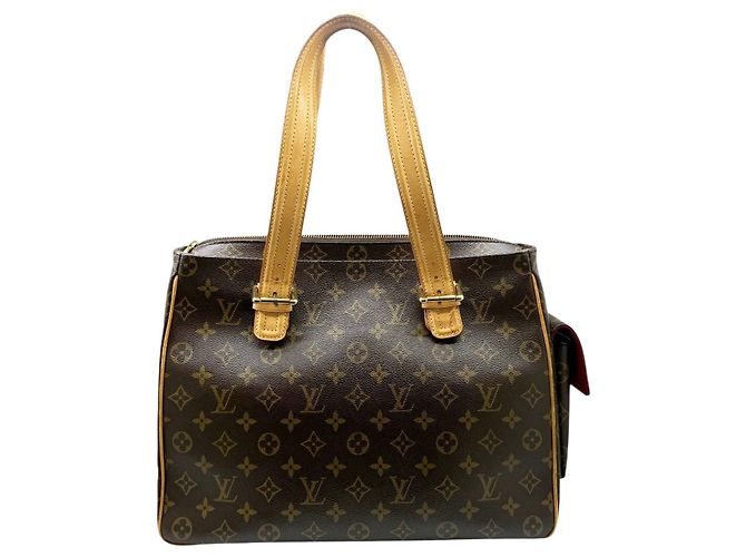 Borsa a tracolla tote Louis Vuitton Monogram Marrone - vista 2