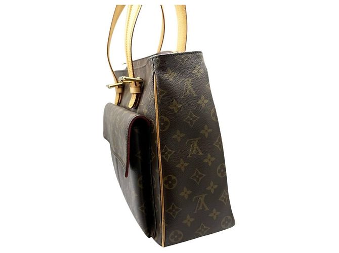Borsa a tracolla tote Louis Vuitton Monogram Marrone - vista 4