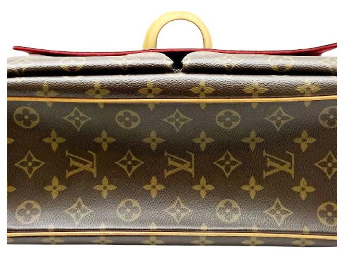 Borsa a tracolla tote Louis Vuitton Monogram Marrone - vista 5