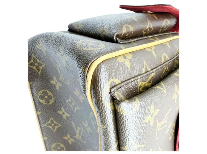 Borsa a tracolla tote Louis Vuitton Monogram Marrone - vista 6