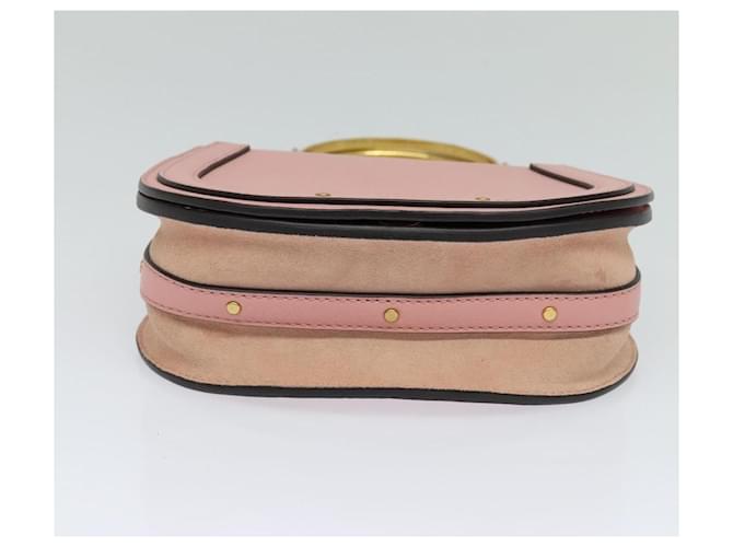 Chloé Chloe Nile Leather Medium Rosa - vista 5
