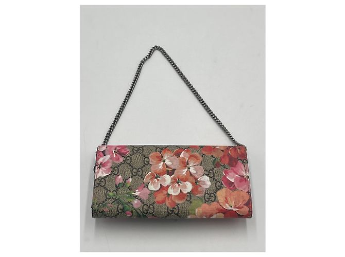 Gucci Dionysus Chain Leather Small Beige - vista 2