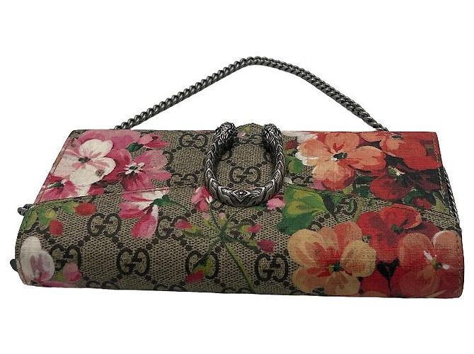 Gucci Dionysus Chain Leather Small Beige - vista 3