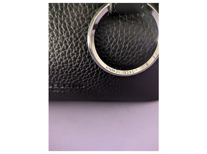 Liebeskind Berlin Millennium Satchel M Borsa a mano in pelle nera Nero - vista 5