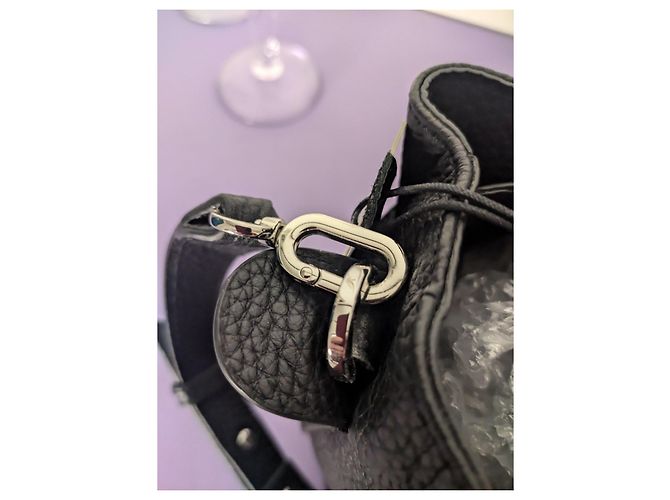 Liebeskind Berlin Millennium Satchel M Borsa a mano in pelle nera Nero - vista 6