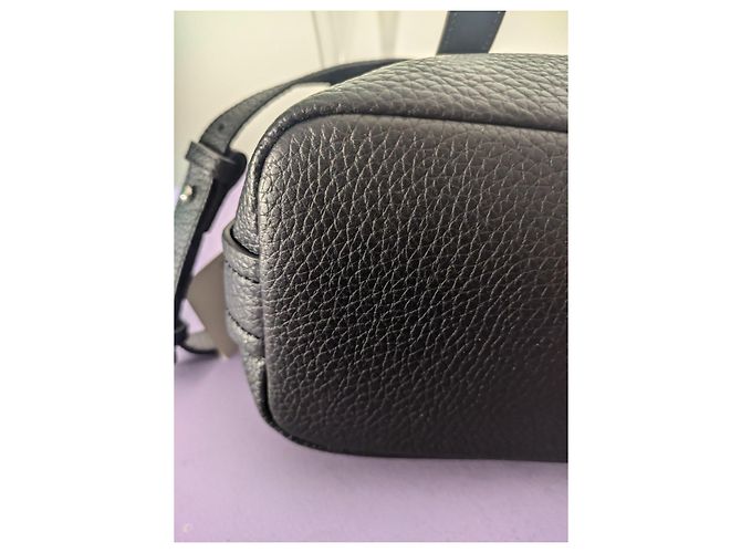 Liebeskind Berlin Millennium Satchel M Borsa a mano in pelle nera Nero - vista 9