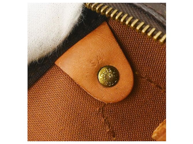 Louis Vuitton Speedy Monogram Canvas 35 Castaño - vista 5