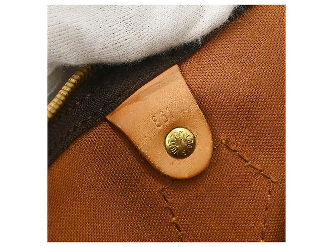 Louis Vuitton Speedy Monogram Canvas 35 Castaño - vista 6