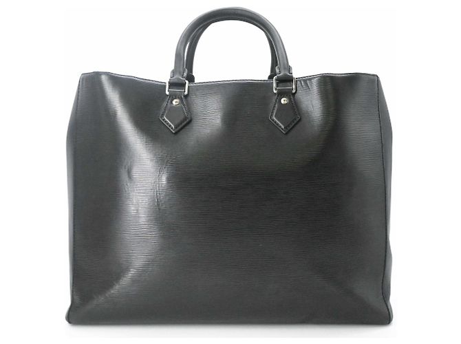 Borsa Tote Louis Vuitton Epi Grand Sac Nero - vista 3