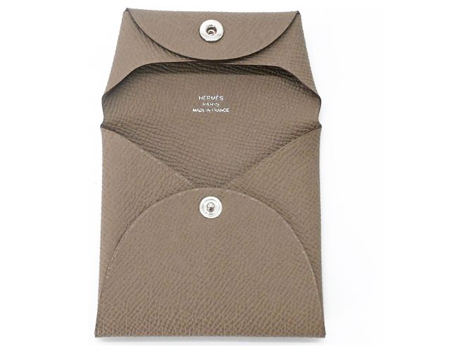 Monedero de piel Epsom beige Hermès - vista 7