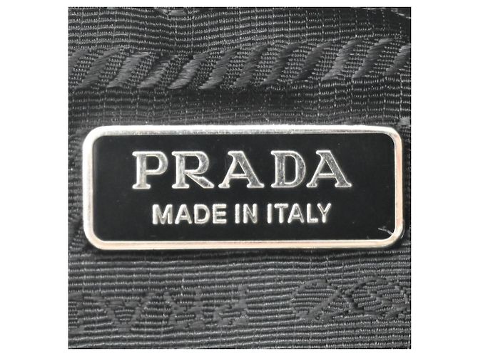 Borsa Prada Re-Nylon Re-Edition 2005 con paillettes Nero - vista 10