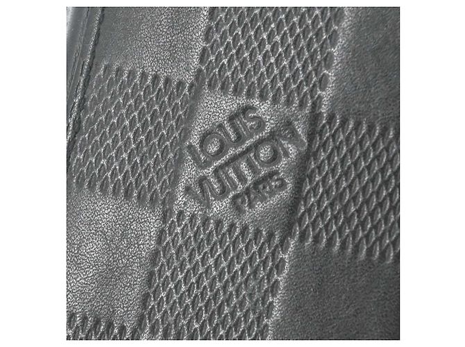 Louis Vuitton Damier Infini Zippy XL Round Organizer Langer Geldbeutel Schwarz - Ansicht 10