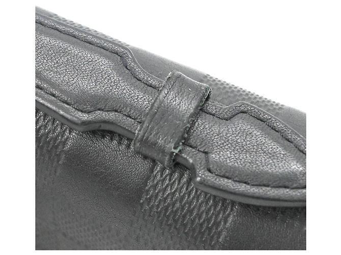 Louis Vuitton Damier Infini Zippy XL Round Organizer Langer Geldbeutel Schwarz - Ansicht 16