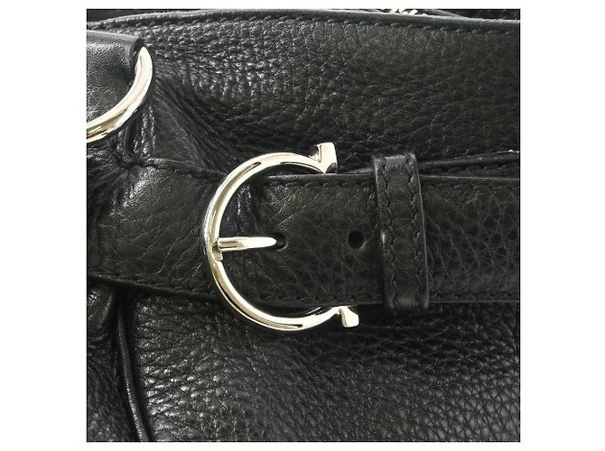 Borsa Salvatore Ferragamo Gancini Nero - vista 10