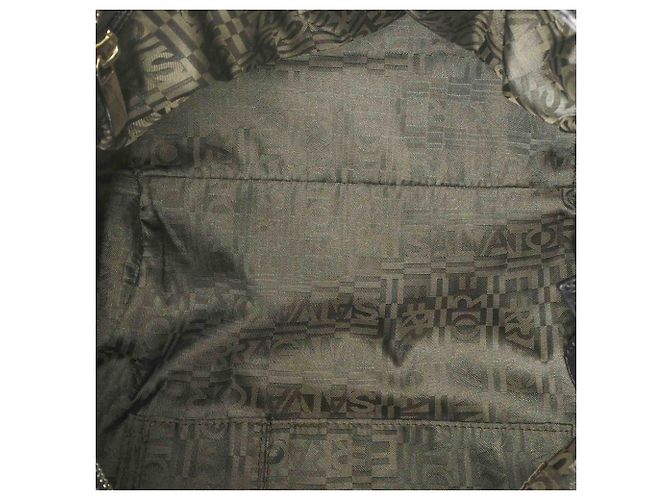 Borsa Salvatore Ferragamo Gancini Nero - vista 11