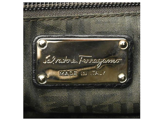 Borsa Salvatore Ferragamo Gancini Nero - vista 12